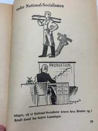 Originalt Sjældent D.N.S.A.P. propaganda hæfte WW2