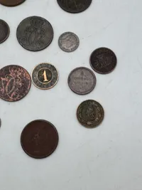 Samling danske  skillingsmønter