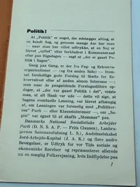 Originalt Sjældent D.N.S.A.P. propaganda hæfte WW2