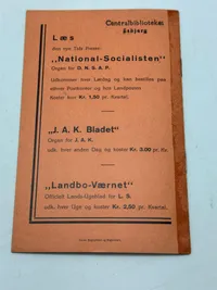 Originalt Sjældent D.N.S.A.P. propaganda hæfte WW2