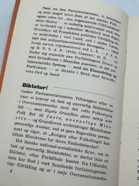 Originalt Sjældent D.N.S.A.P. propaganda hæfte WW2