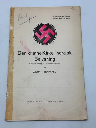 Originalt Sjældent D.N.S.A.P. propaganda hæfte WW2