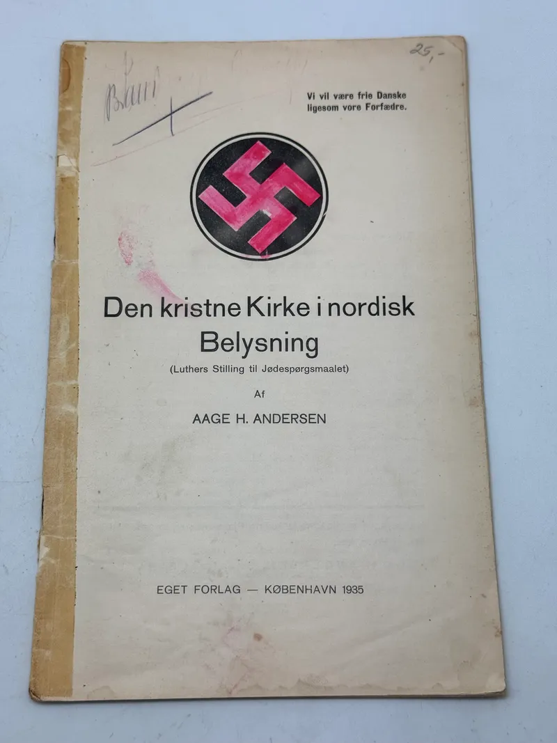 Originalt Sjældent D.N.S.A.P. propaganda hæfte WW2
