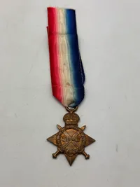 Original Engelsk WW1, 1914.15 star med Navn