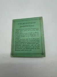 Original tilladelse fra Gyldensteen gods underskrevet af Greve Carl-Johan Friedrich-Franz Hugo Bernstorff-Gyldensteen 1967