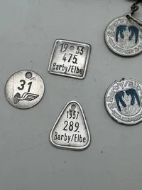 Samling poletter mm. WW2 og efter