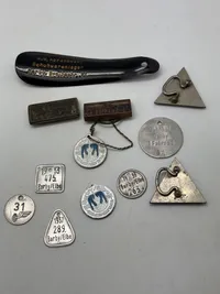 Samling poletter mm. WW2 og efter