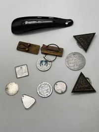 Samling poletter mm. WW2 og efter