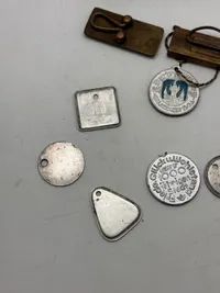 Samling poletter mm. WW2 og efter