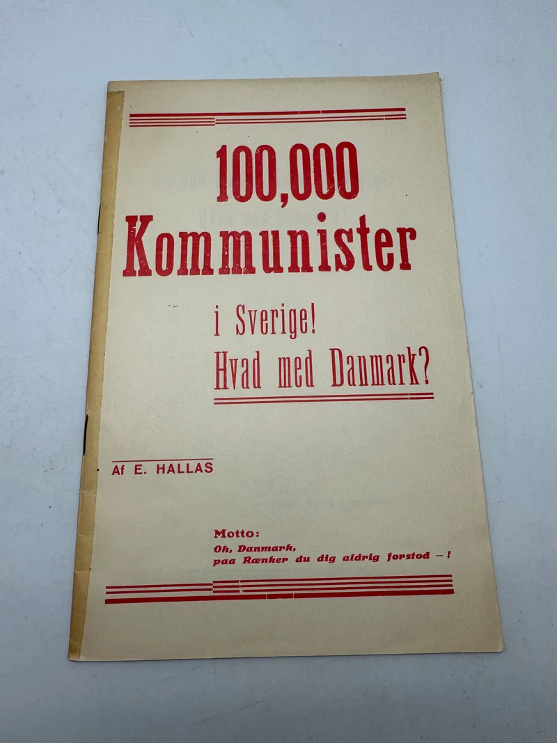 Originalt Sjældent D.N.S.A.P. propaganda hæfte WW2