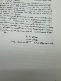 Originalt Sjældent D.N.S.A.P. propaganda hæfte WW2