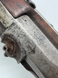 Original Tysk Potsdam musket 1849 datert, brugt til jagt efterfølgende