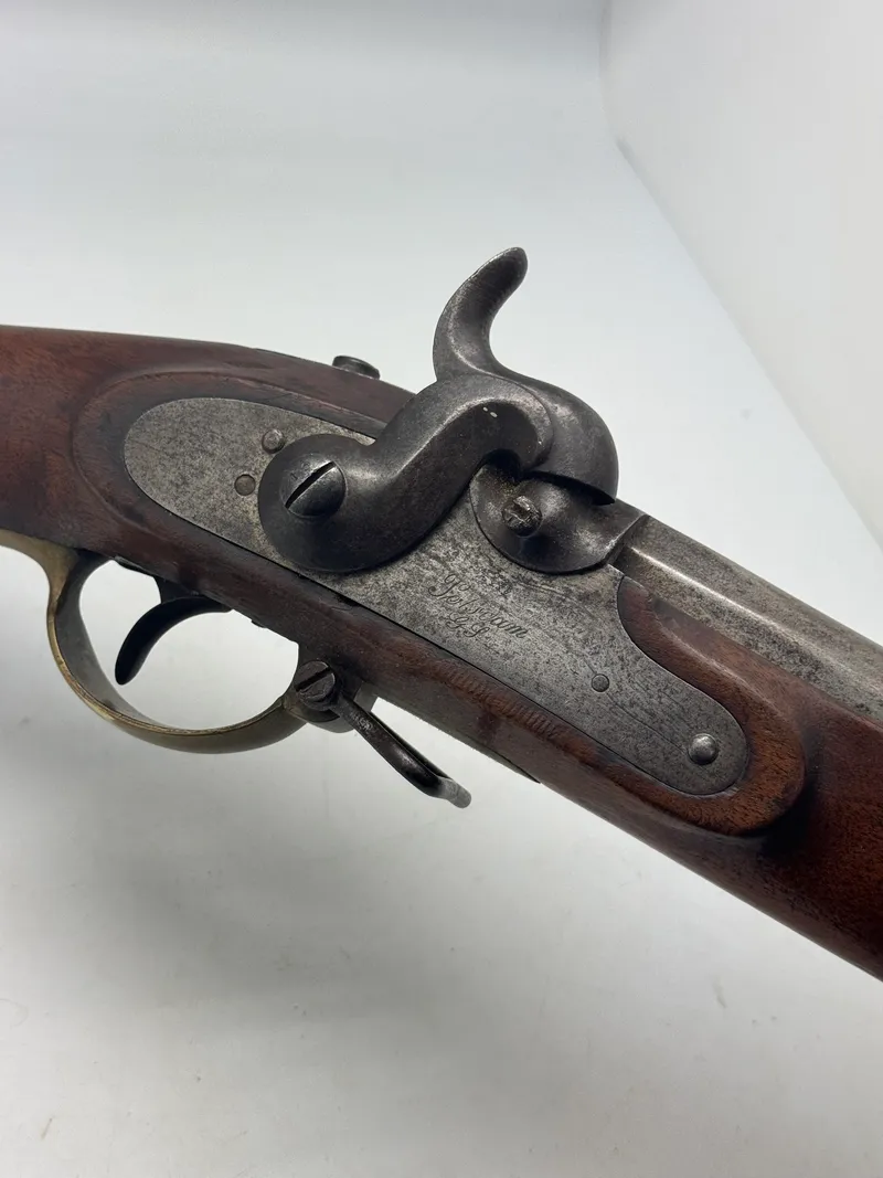Original Tysk Potsdam musket 1849 datert, brugt til jagt efterfølgende