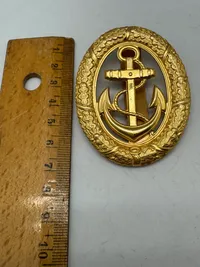 Tysk marine mærke Assman, lige efter 45