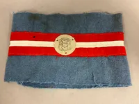 Original Frihedskæmper Armbind fra den Danske Brigade i Sverige WW"