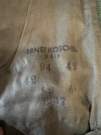 Original Tysk WW2 udgangs uniform