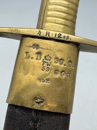 Originalt Tysk 18 tals blankvåben