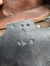 Orignal take stemplet FA 1896 for Fæstnings Artilleriet