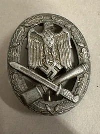 Originalt Velfremstillet  Allgemeine Sturm Abzeichen WW2