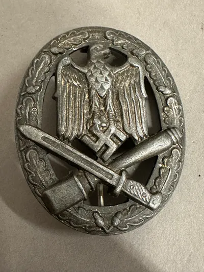 Originalt Velfremstillet  Allgemeine Sturm Abzeichen WW2