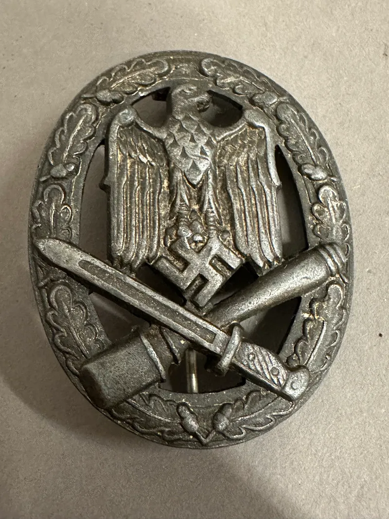 Originalt Velfremstillet  Allgemeine Sturm Abzeichen WW2