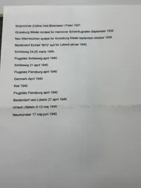 Originalt Tysk fotoalbum Luftwaffe Bla. Danmark 1940, gode fotos af forskellige fly