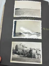 Originalt Tysk fotoalbum Luftwaffe Bla. Danmark 1940, gode fotos af forskellige fly