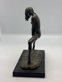 Fransk bronze figur velfremstillet