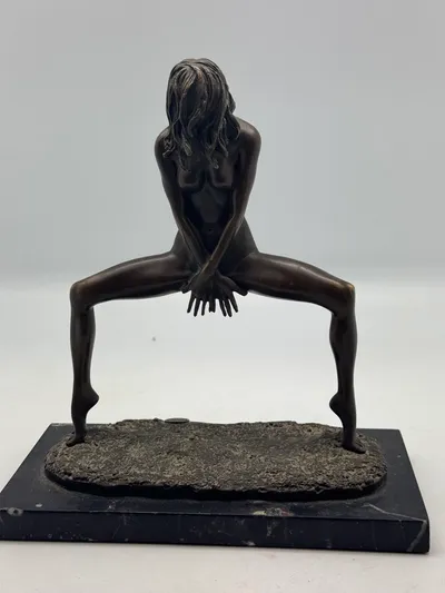 Fransk bronze figur velfremstillet