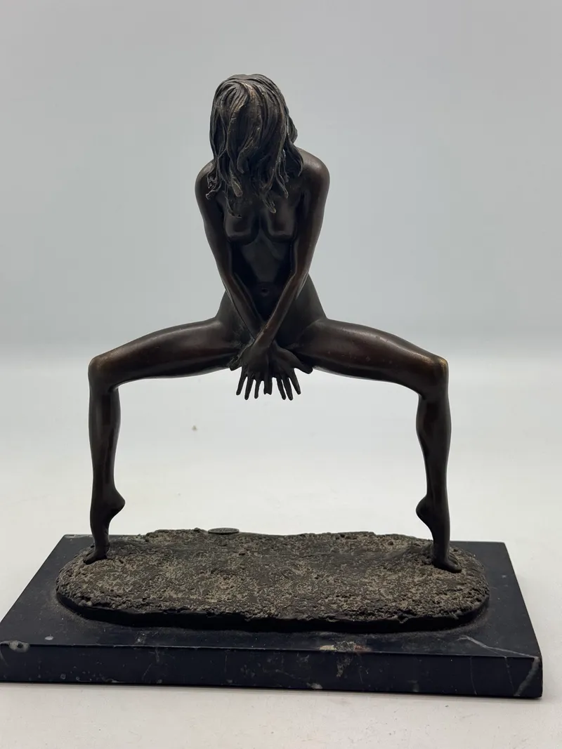 Fransk bronze figur velfremstillet