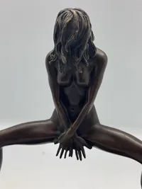 Fransk bronze figur velfremstillet