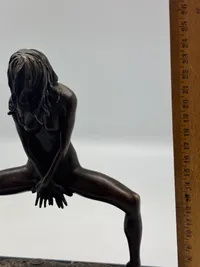 Fransk bronze figur velfremstillet