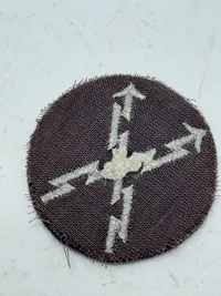 Original Luftwaffe specialist signal ærme mærke