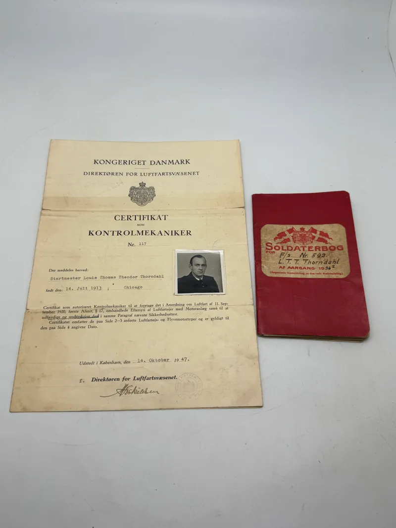 Lot fra Startmester ved Jyske flyveraafdeling, 1937 og frem
