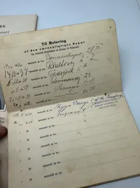 Lot fra Startmester ved Jyske flyveraafdeling, 1937 og frem