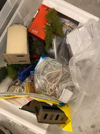 Kæmpe lot Märklin tog effekter, skinner, huse mm. - skal afhentes i Vordingborg personligt, eller af fragtmand
