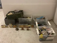 Kæmpe lot Märklin tog effekter, skinner, huse mm. - skal afhentes i Vordingborg personligt, eller af fragtmand