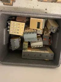 Kæmpe lot Märklin tog effekter, skinner, huse mm. - skal afhentes i Vordingborg personligt, eller af fragtmand