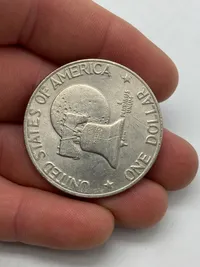 Original Eisenhower dollar - jubilæumsmønt