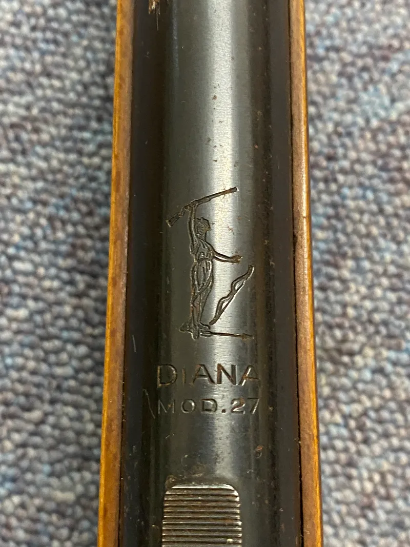 Originalt tysk Diana 27 luftgevær - kal 177/4,5 mm