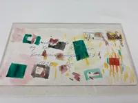 Sjældent originalt brev sendt til kunstmaler Henrik Pryds Beck, som han efter modtagelse har  malet