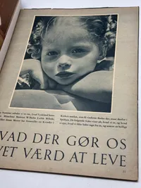 Originalt tysk Signalblade på dansk - ww2