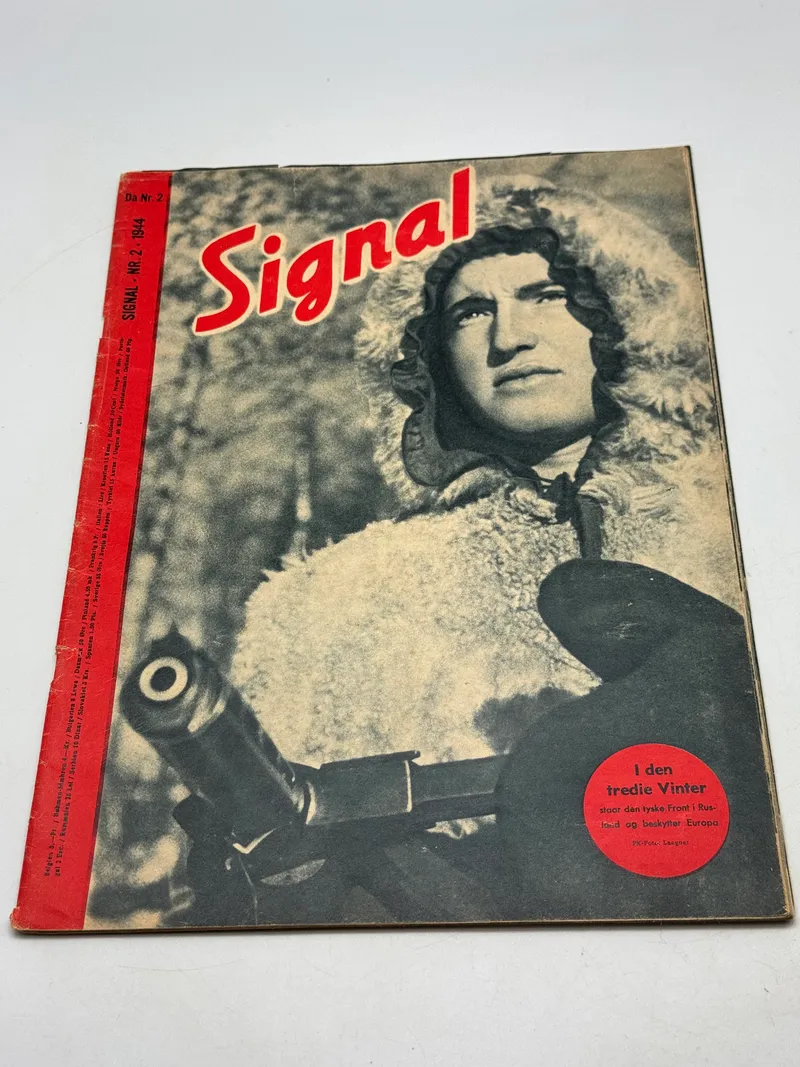 Originalt tysk Signalblade på dansk - ww2