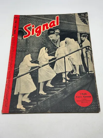 Originalt tysk Signalblade på dansk - ww2