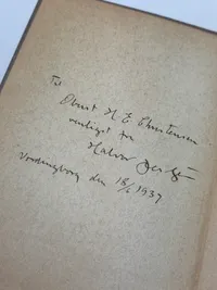 Sjælden original Madsen bog - med dedikation