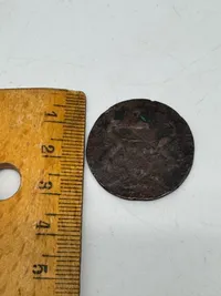 Original mønt -Bombay Presidency, Coppe ( East indian Company ) ½ pice - 1796