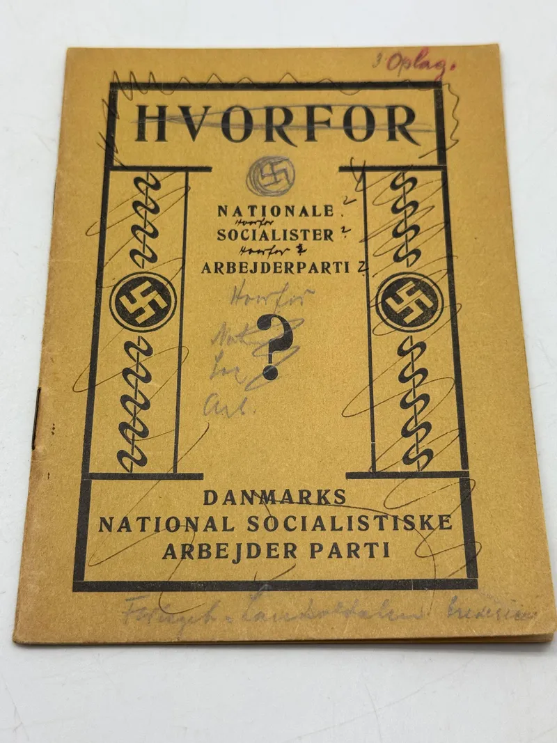 Sjældent originalt DNSAP hæfte - Hvorfor?