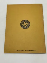 Sjældent originalt DNSAP hæfte - Hvorfor?