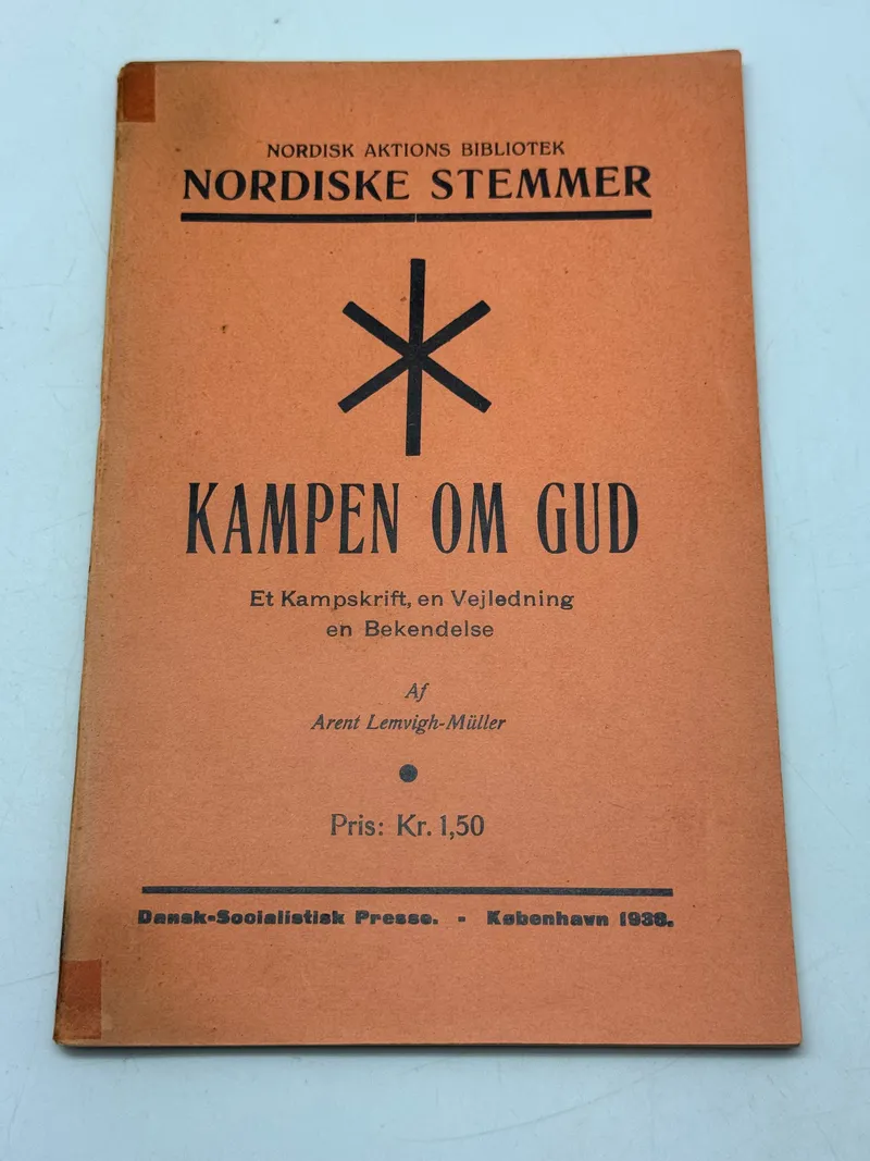 Originalt hæfte - Kampen om gud - Dansk Socialistisk presse