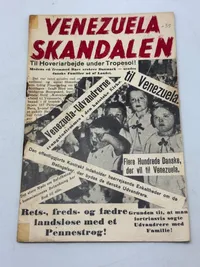 Sjældent originalt DNSAP hæfte - Venezuela skandalen